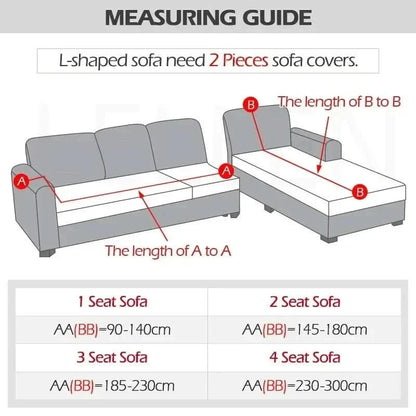 SAMTLUX – Sofa Cover – Elastic & Luxurious for Every Living Room