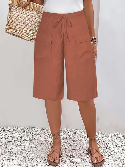 Women's Shorts | Elastic Waistband & Casual Comfort