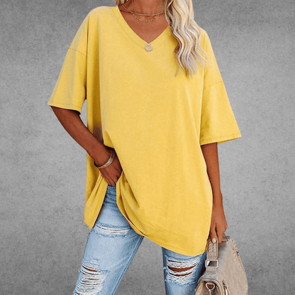 V-hals T-shirt Dames | Oversized & Casual Comfort