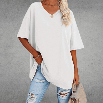 V-hals T-shirt Dames | Oversized & Casual Comfort