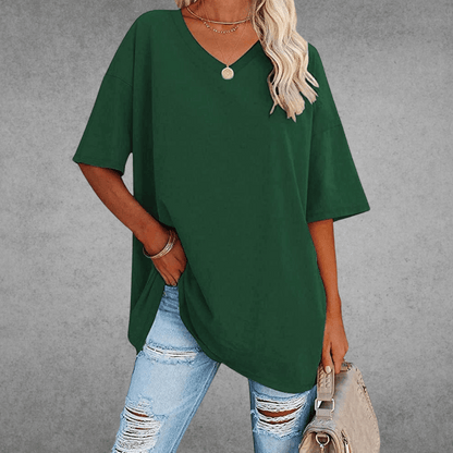 V-hals T-shirt Dames | Oversized & Casual Comfort