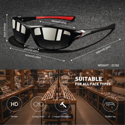 SOLARION – Sport sunglasses with polarized lenses & UV400 protection