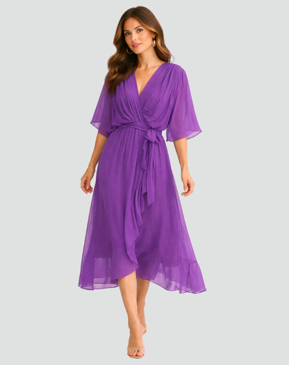 Women's Wrap Summer Dress | Maxi