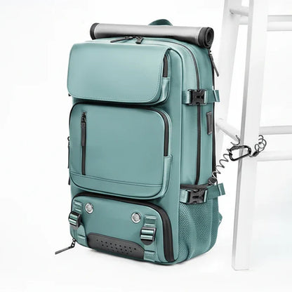 TRAVELMAX Pack - Large waterproof travel backpack with USB port