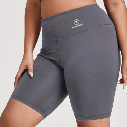 Plus Size High Waist Shorts