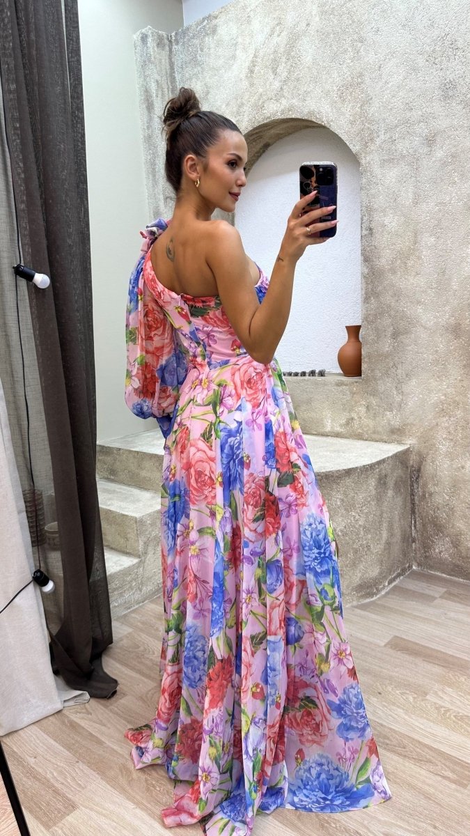 Floral Maxi Dress for Gala and Formal Occasions
