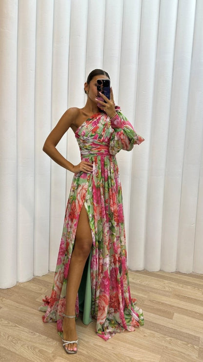 Floral Maxi Dress for Gala and Formal Occasions