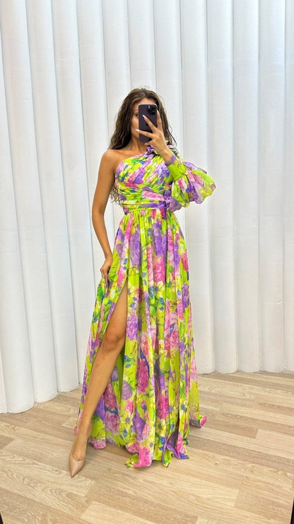 Floral Maxi Dress for Gala and Formal Occasions