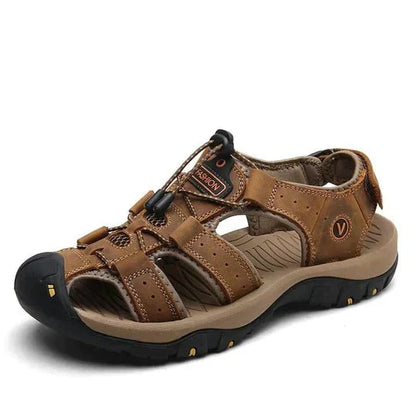 Men's Trekking Sandals with Velcro Fastener for Outdoor Use