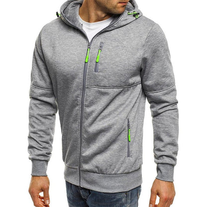 The Southern Atelier - Full-Zip Hoodie with Fleece Lining and Pockets for Workouts and Everyday Wear