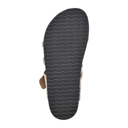 Olivia | Women's Braided Strap Buckle Sandals Cork Sole